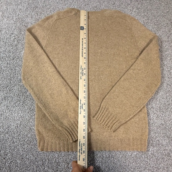 Vintage 1980s Gold Circle Department store Tan Wool Sweater – Size Small - Picture 4 of 5